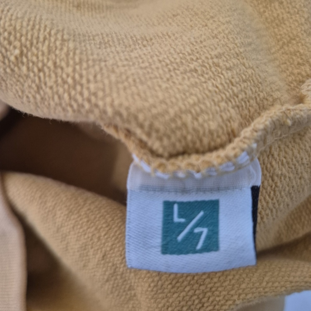 Ascot and Hart Hoodie Womens Medium Yellow Kangaroo Pockets Outdoor Hiking - Picture 6 of 7